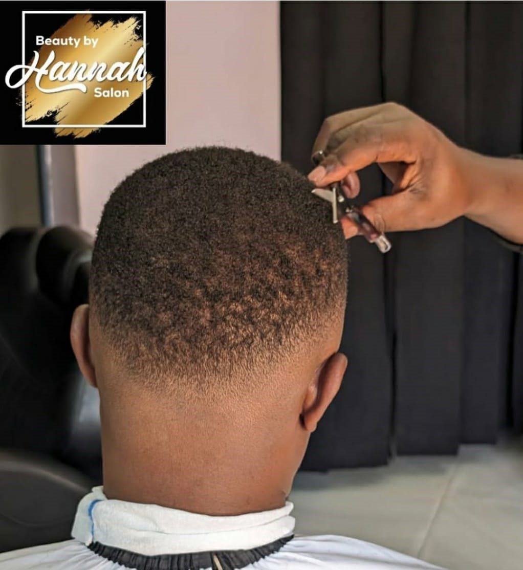 African woman hair treatment