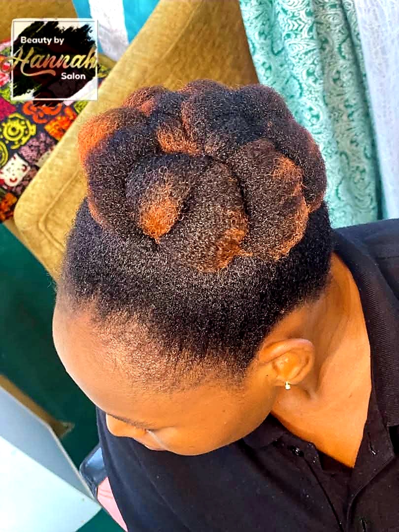 Natural hair style